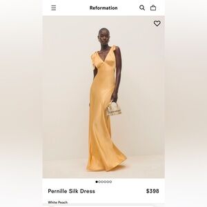Reformation Pernille Silk Dress
